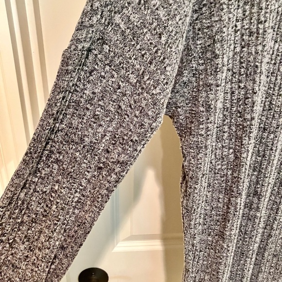 Suzanne Betro Midi Sweater Dress Heather Gray Size 1X - Picture 3 of 7